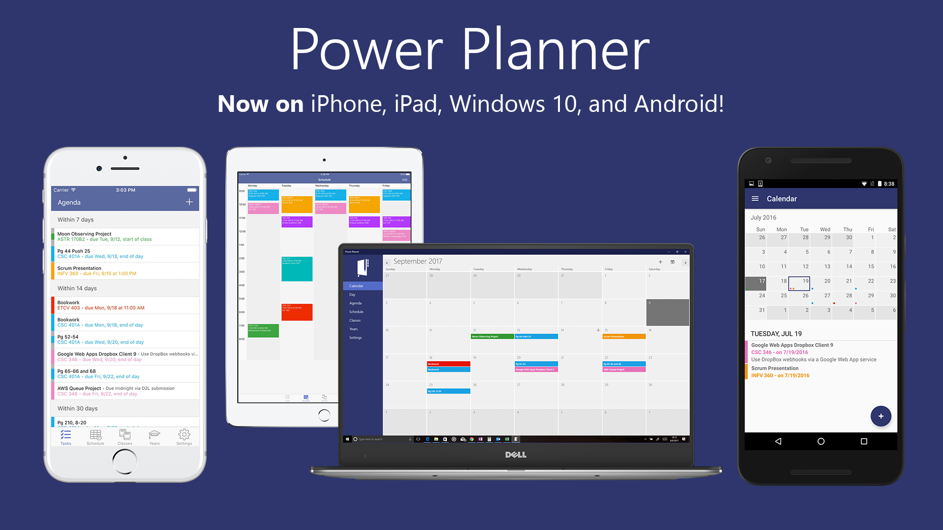 homework planner app windows