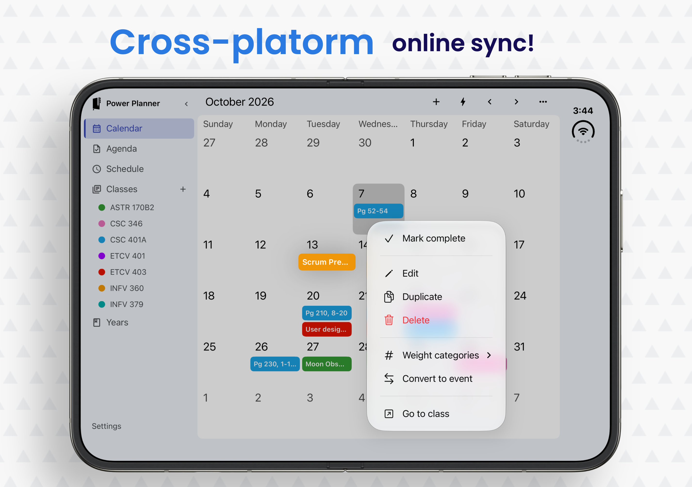 Power Planner on iPhone Duo screenshot 6